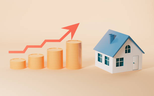 istock House prices continue to rise, 3d rendering. 1419337362