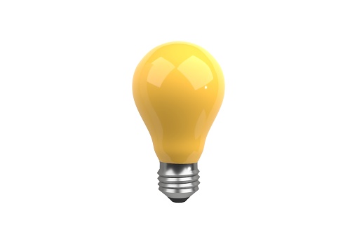 Isolated Bulb for design element,