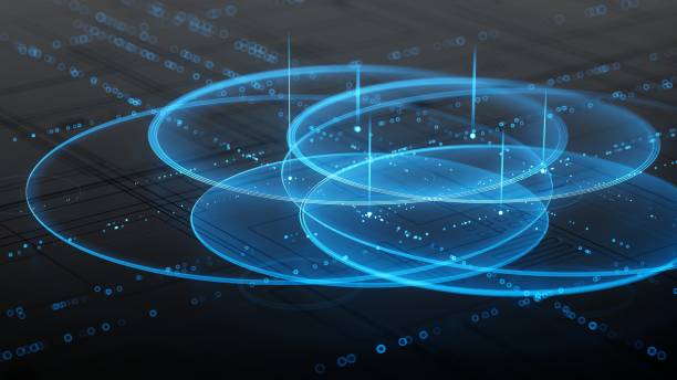 Cloud computing technology. Abstract 3d technology concept.