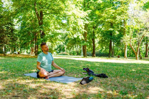 istock Yoga In The Park 1419341026