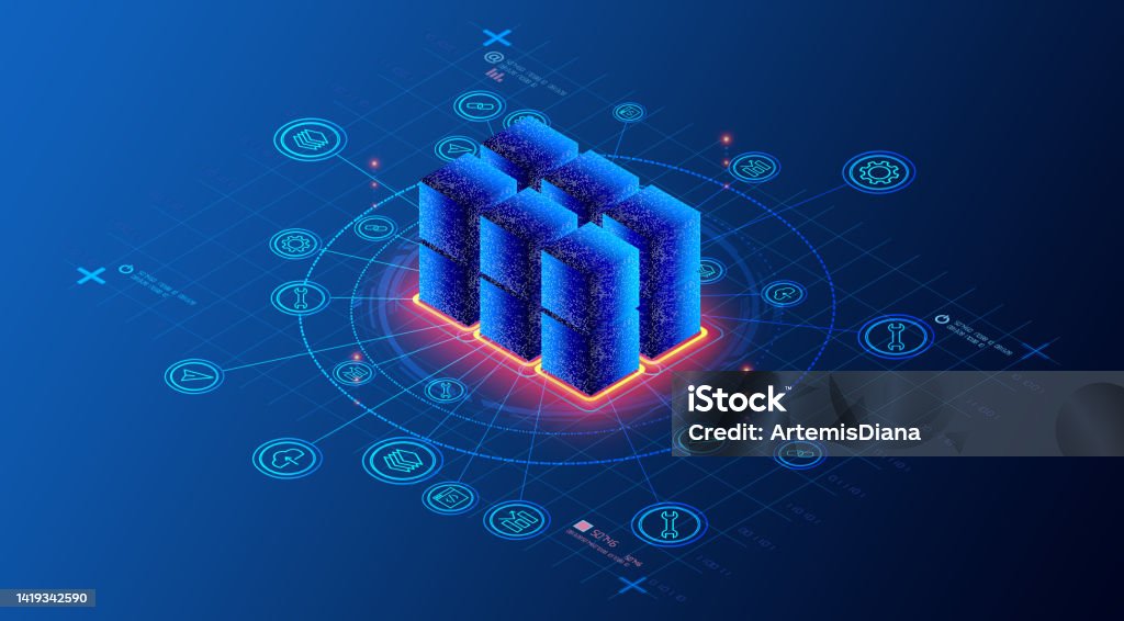 Application Data Storage And Database Management System Concept Dbms 3d ...