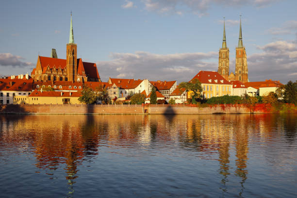 istock Wroclaw city skyline cityscape architecture Poland 1419342953