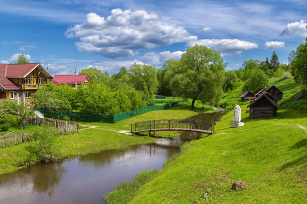 istock Landscape with river, Vyatskoe, Russia 1419346573