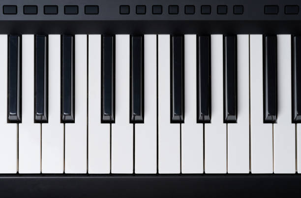 istock Electronic piano black and white keys 1419346836
