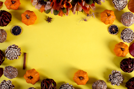 Thanksgiving, Halloween or Autumn Background.