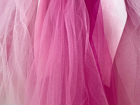 Pink tulle