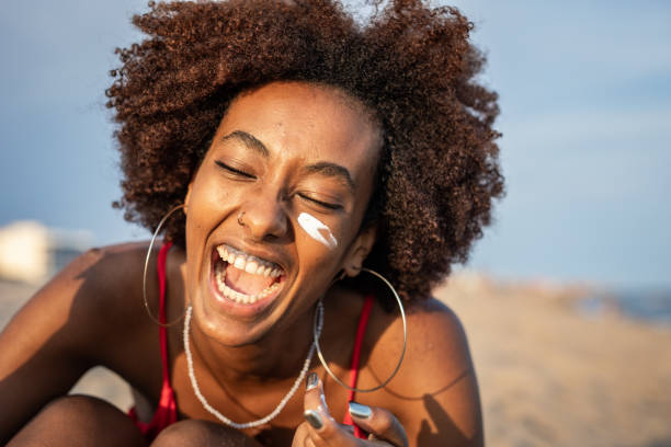 istock I protect my skin with sunscreen 1419358306