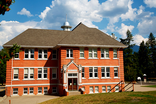 Beautiful old brick building - Armstrong, British Columbia Elementary School
