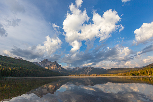 Stanley Lake sunrise in the Sawtooth wilderness