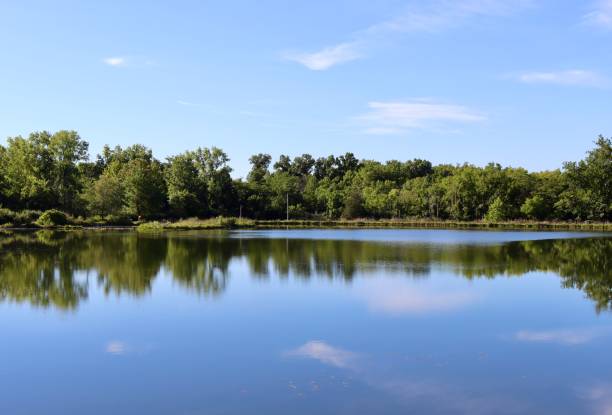 istock Peaceful Pond in the Country 1419370409