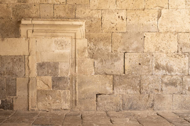 Stone wall texture.