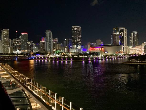 istock USA - Miami - view in the night 1419389920