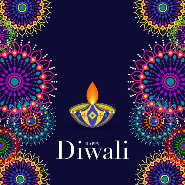Happy Diwali, Deepavali or Dipavali the Indian festival Celebration flat design. Happy Diwali, Deepavali or Dipavali the Indian festival Celebration flat design. diwali stock illustrations