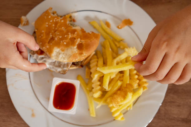 hamburger con patatine fritte - sandwich turkey potato chip plate foto e immagini stock