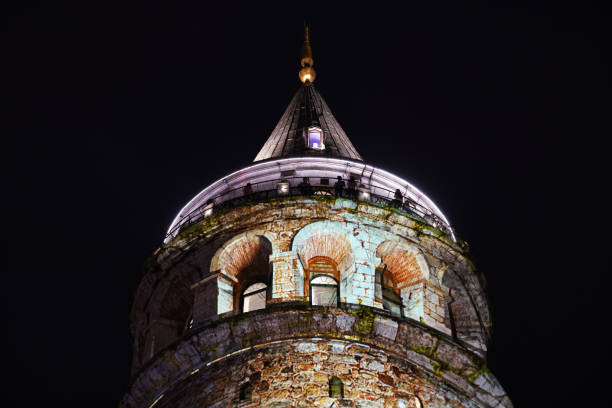 galata tower w stambule, turcja - galata tower zdjęcia i obrazy z banku zdjęć