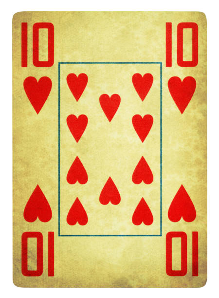 istock Ten Of Hearts playing card - Isolated 1419396767