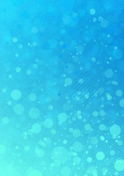 Vector illustration of Abstract blue water dots background