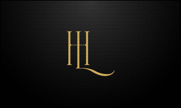 kuvapankkikuvitukset aiheesta alphabet letters hl- tai lh-yrityslogomalli mille tahansa yritykselle - maan horisontti