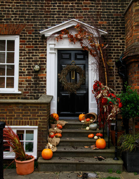 istock Autumn holiday pumpkin arrangement 1419409513