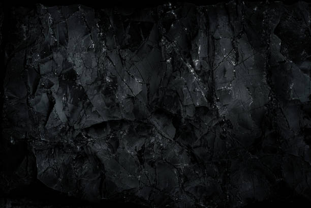 istock Black texture. Stone background. Dark marble. Rock texture. Rock surface with cracks. Rock pile. Paint spots wall. Grunge Rough structure. Abstract texture. 1419418531