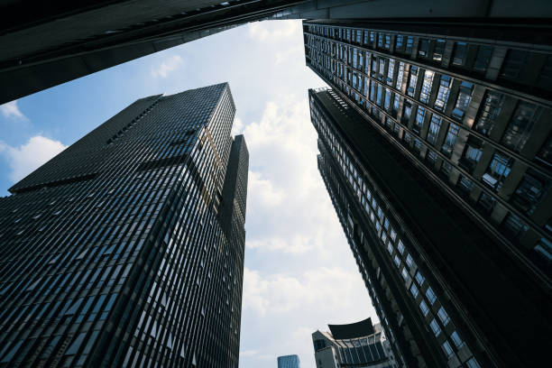 istock Modern urban architecture in Chengdu on sunny days 1419426627