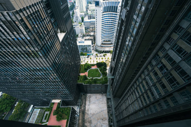 istock Modern urban architecture in Chengdu on sunny days 1419426639