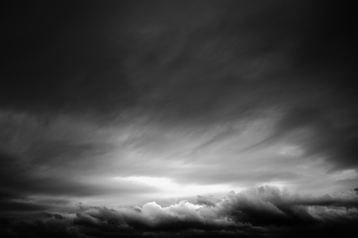 Black and white cloud