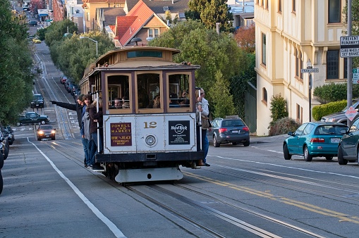 San Francisco County, Cable Car, California Street, Overhead Cable Car