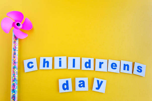 istock children's day on a yellow background 1419428231