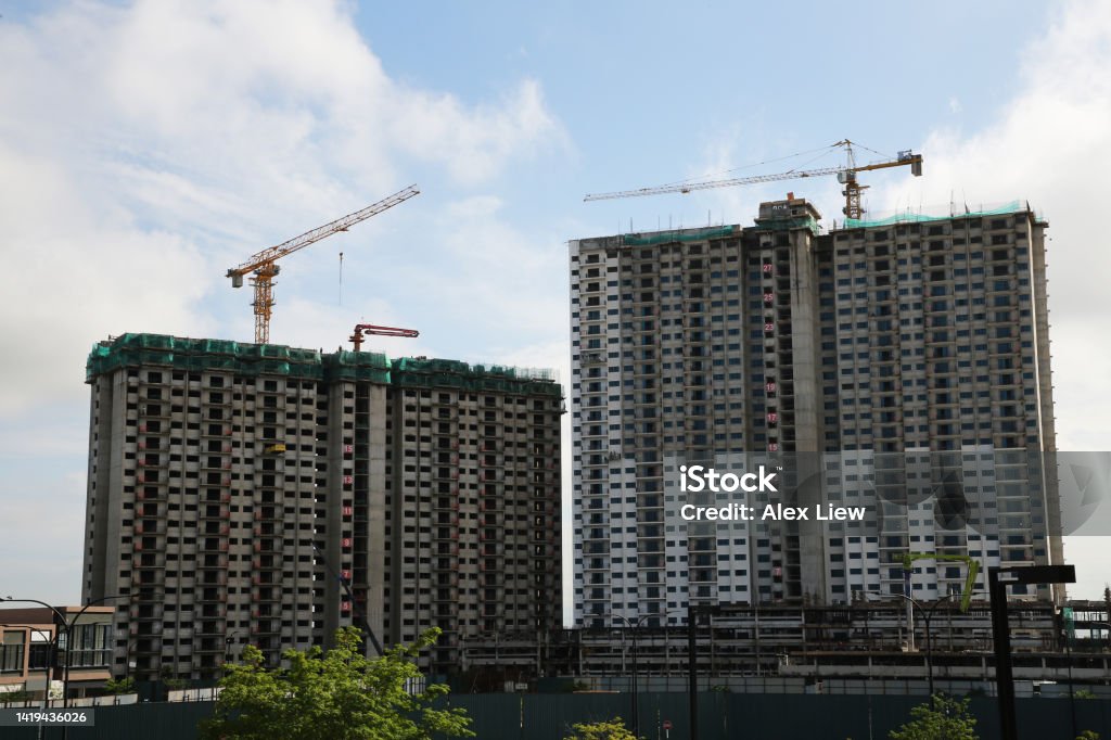 Construction In Process Construction In Process Stock Photo - Download Image Now - Construction ...