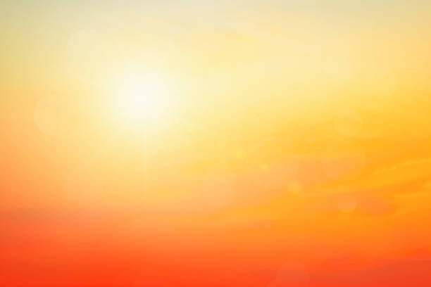 istock Relaxing outdoors vacation landscape concept: Abstract blurred sunlight beach colorful blurred bokeh background with retro effect autumn sunset sky have blue bright, white, and color orange calm. 1419445167