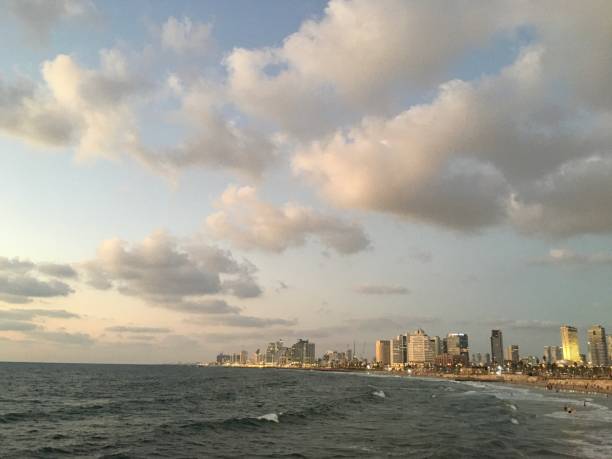 istock Sunset in Tel Aviv in Israel. 1419451915