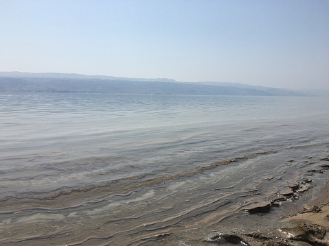 Dead Sea in Israel in August.
