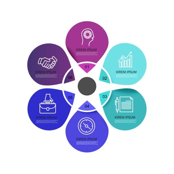6 Point Graph 800+ Six Point Diagram Stock Illustrations, Royalty-Free Vector ...