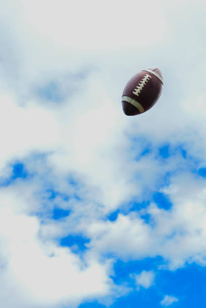 istock Football against the sky 1419464222