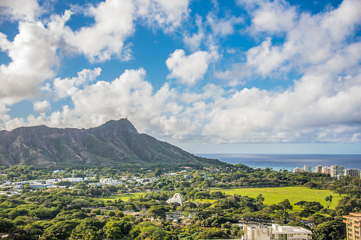 Formed more than 100,000 years ago, the Diamond Head Crater is the most popular destination provides panoramic views of Honolulu.