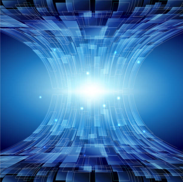 istock Technology Communication Modern hi-tech, science, futuristic technology concept. Abstract Hi-tech digital technology concept for banner background 1419472569