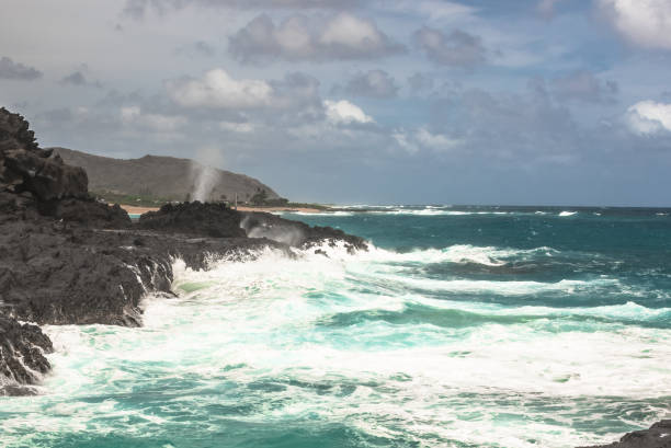 istock Halona Blowhole and Halona Beach Cove 1419472861