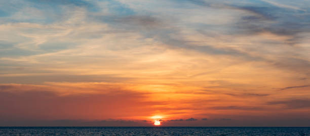 istock Sunset on the tropical sea beach. 1419487688