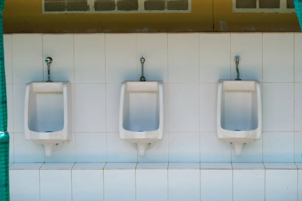 istock toilet in restroom and wall 1419491496