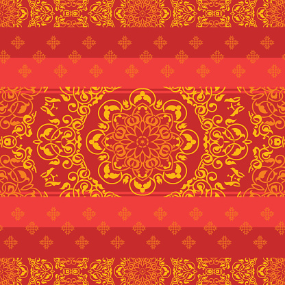 Ornamental background in indian style