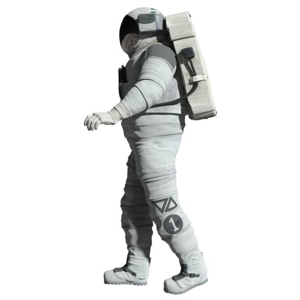 istock Astronaut 3d illustration isolated on white background 1419497535