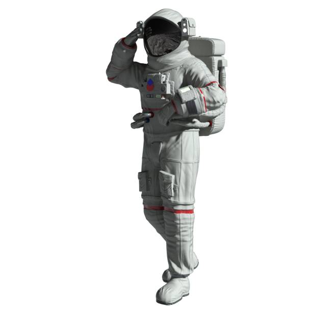 istock Astronaut 3d illustration isolated on white background 1419497538