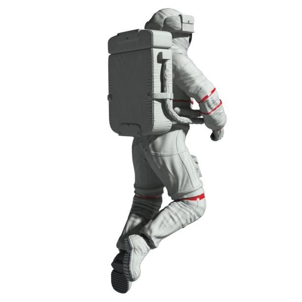 istock Astronaut 3d illustration isolated on white background 1419497563