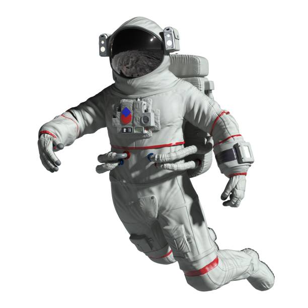 istock Astronaut 3d illustration isolated on white background 1419497564