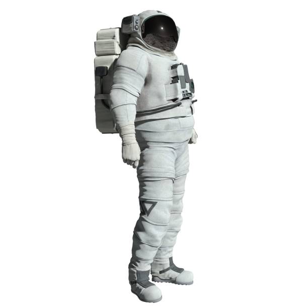 Astronaut 3d illustration isolated on white background