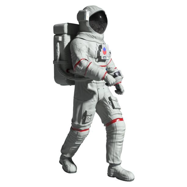 istock Astronaut 3d illustration isolated on white background 1419497580