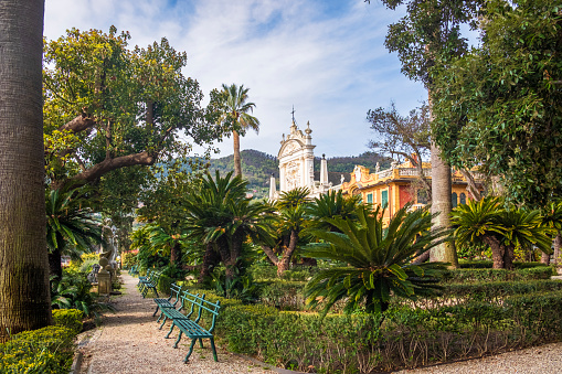 Large seventeenth-century park in Santa Margherita Ligure, that is part of the museum complex of Villa Durazzo-Centurione