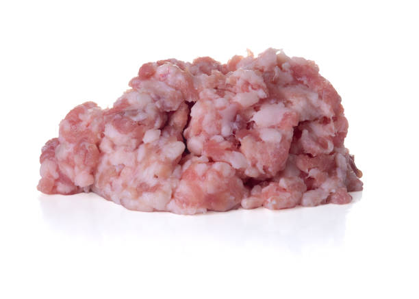 istock Raw fresh minced meat isolated on white background,Pork mince 1419499877