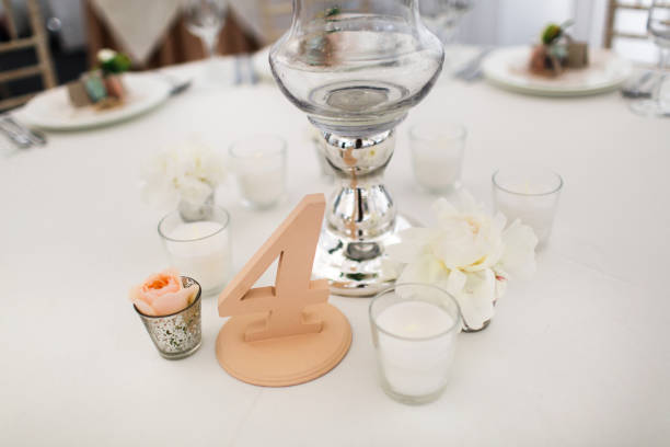 istock Sign showing table number at wedding party 1419509618
